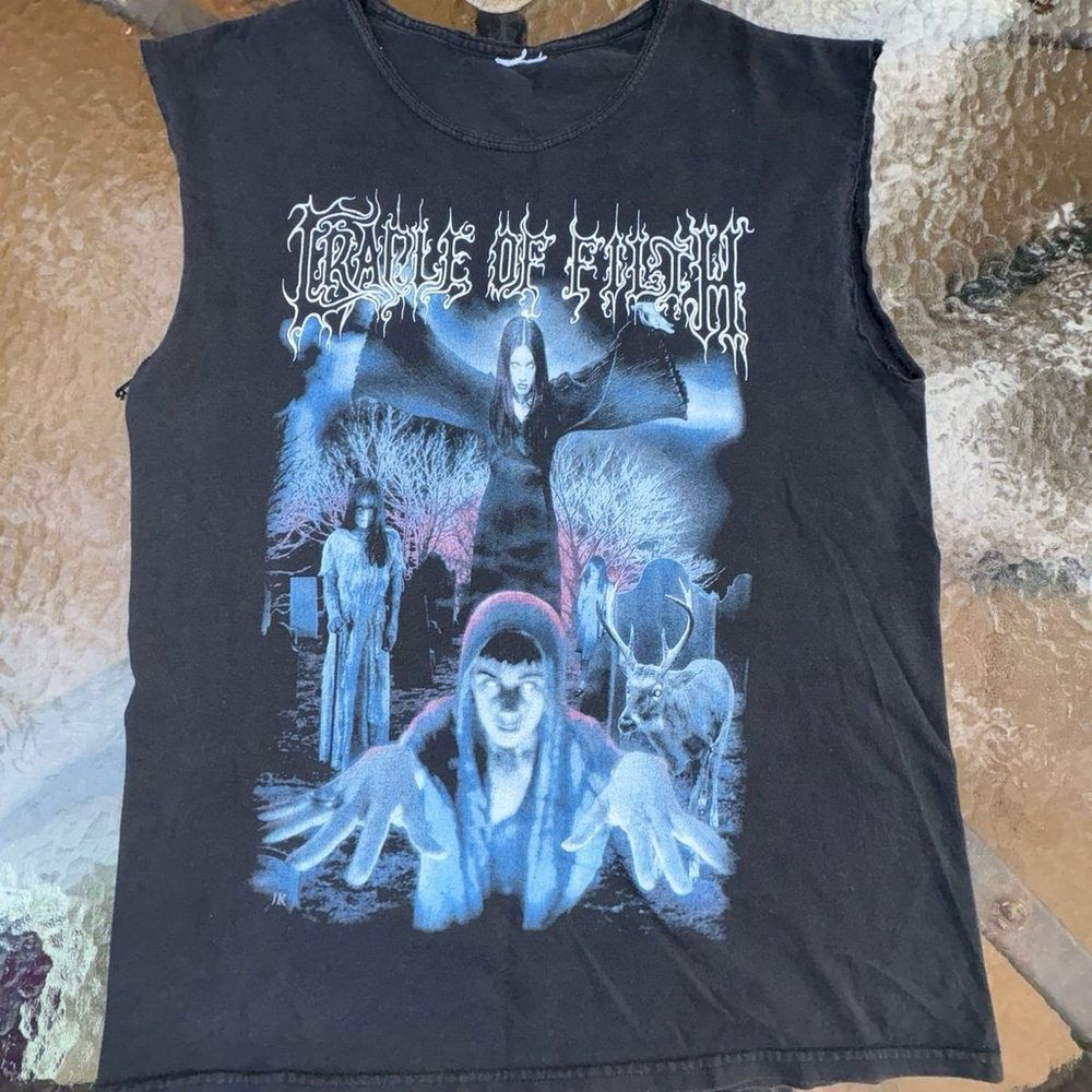 Cradle of filth 2001 Blighting States of America muscle tee size L